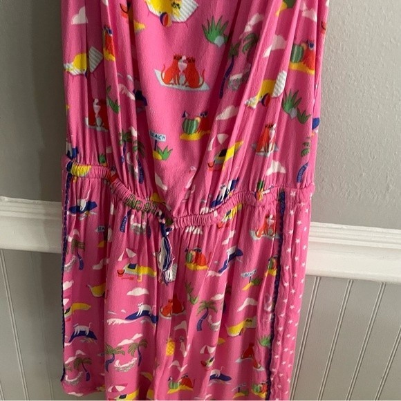 Boden Teen & Older Girls 13-14 years Pink Summer Print Romper Jumpsuit - Picture 4 of 12
